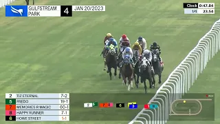 Gulfstream Park Carrera 4 - 20 de Enero 2023