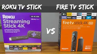 Roku TV Streaming Stick Neu vs Amazon Fire TV Stick 2021 ! Die 4k Unterschiede im Vergleich ! Test !