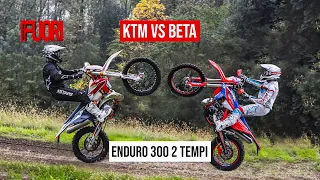 Comparativa enduro 300 2 tempi 2023: Beta contro KTM