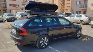 Am pus cutie pe masina ! Review cutie portbagaj Strike 440/bare Thule Skoda Octavia 2 fl VRS