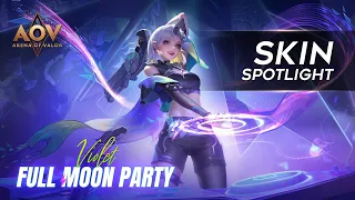 Violet Full Moon Party Skin Spotlight - Garena AOV (Arena of Valor)