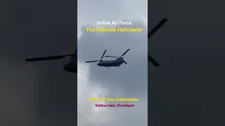 Indian Air Force Day| Powerful Chinook Helicopter Sukhna Lake, Chandigarh #iaf #military #helicopter