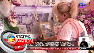 Kaibigan ni Jemboy na nakasama niya bago mangisda, nangakong tetestigo, ayon sa ina | SONA