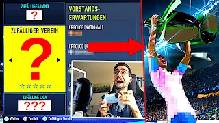 FIFA 22 : ZUFALL BESTIMMT MEINEN STG VEREIN !!! 🔮😳 Zufälliger Verein Sprint To Glory