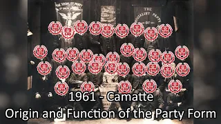 1961 - Camatte, Origin and Function of the Party Form S/A+C