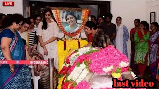 Actress Bhanupriya last journey video|last funeral video|Bhanupriya 😭