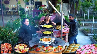 Cooking 11 types of food in tandoor and brick oven! Village Cooking Channel