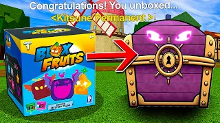 COMPREI 4 SUPER FRUIT BOX NO BLOX FRUITS E ABRI UMA CAIXA DE FRUTA PERMANENTE!