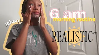 my REALISTIC 6am high school morning routine