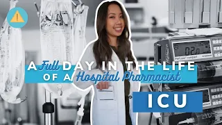 A FULL day in the life of a hospital pharmacist | ICU