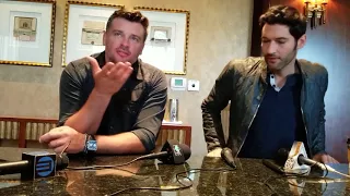 Interview with Tom Welling and Tom Ellis about Lucifer