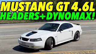 2001 Ford Mustang GT 4.6L V8 w/ HEADERS & DYNOMAX BULLETS!