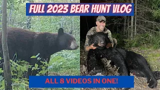 Minnesota Bear Hunting - Entire 2023 season 8 VLOGS