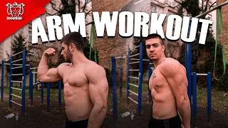 DROPSET RUTINA za VELIKE RUKE! - Street workout