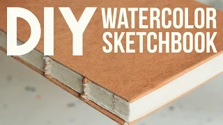 DIY: Watercolor Sketchbook (No Bookpress)