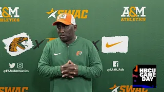 FAMU Head Coach James Colzie III following the FAMU Spring Game  | HBCUGameDay.com