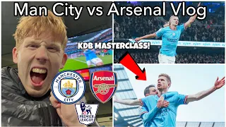 DE BRUYNE SCORES 2 STUNNERS AS CITY DESTROY ARSENAL AT THE ETIHAD!! Man City vs Arsenal Vlog