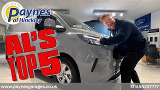 The All-New Ford Transit Custom - On Site Now! Al's Top 5