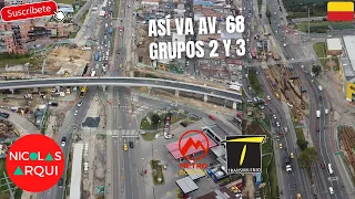 Así va Construcción de TransMilenio Avenida 68 entre la Calle 8 Sur y la Calle 13 en Bogotá 🇨🇴
