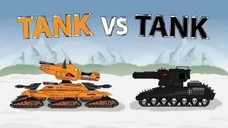 Cartoon about tanks "Battle of Titans" part one