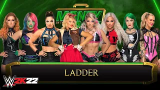 Women’s 2022 Money in the Bank Ladder Match | WWE 2K22 | 4K