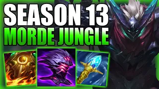 HOW TO PLAY MORDEKAISER JUNGLE & CARRY THE GAME IN S13! Best Build/Runes S+ Guide League of Legends