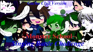 Singing Battle // Minecraft Monster School // ( Gacha Club )