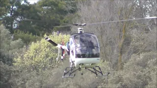 Hughes 300  ZK- HQF Landing Bridge Pa