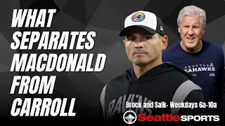 What separates new Seattle Seahawks head coach Mike Macdonald from previous coach Pete Carroll