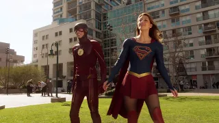 Supergirl And Flash Vs Livewire And Silver Banshee/Final Fight || Supergirl 1x18 1080p