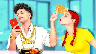 Broke Girl Has CRUSH on RICH Guy - Popular Guy VS Unpopular Girl Fell in LOVE | Funny by La La Life