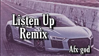 Listen up | Furkan soysal | AFX GOD | Original Mix .