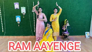 RAM AAYENGE / MERE GHAR RAM AAYE HAI SONG DANCE PERFORMANCE.