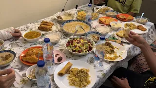 1st Roza in UAE🇦🇪(2024) Sharing my Sehri to Iftaari Routine | Harees,Chicken Biryani,Puff pastries
