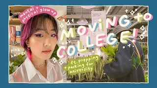 moving to college! ft. a glow up, packing, & settling in