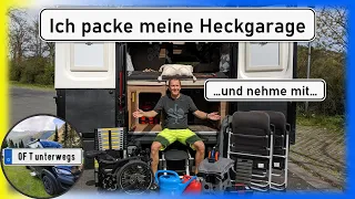 Ordnung im Heck des Kastenwagen Wohnmobil | Ladungssicherung mit Airlineschienen ! Sommer-Equipment