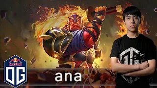 OG.ana Ember Spirit Gameplay - Unranked Match - OG Dota 2.