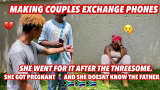 Making couples switching phones for 60sec 🥳( 🇿🇦SA EDITION )| new content |EPISODE 68 |