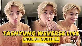 [ENG SUB] Taehyung on Weverse Live 230813 #taehyung #V #bts #weverse