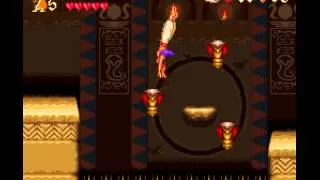 [SNES] Disney's Aladdin (J) | Walkthrough #5 | Stage 5 | All Red Gems