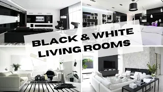 Black & White Living Room Home Decor Ideas Home Design | And Then There Was Style
