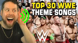 Reacting to Top 30 WWE Theme Songs All-Time list