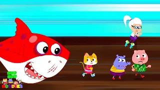 Scary flying Shark + More Spooky Music Videos for babies by Bud Bud Buddies