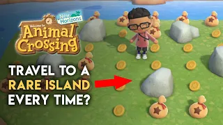 Always Travel To A RARE ISLAND With One Trick? Does It Work? - Animal Crossing: New Horizons