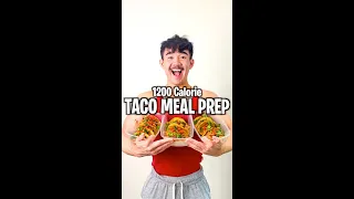 1200 Calorie TACO MEAL PREP 🌮 (Fitness Recipe)