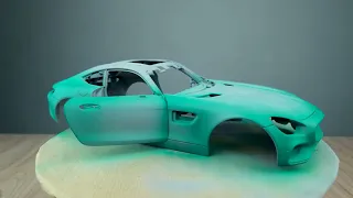 Destroyed MERCEDES Benz Amg GT - Incredible Restoration(1080