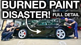 Daily Driven Porsche Full Detail Burned Paint Disaster!