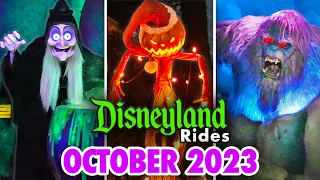 Disneyland Rides - October 2023 POVs [4K 60FPS]