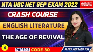 UGC NET Paper 2 | UGC NET English The Age of Revival in English Literature | By Aishwarya Puri