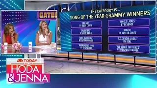 Hoda and Jenna guess connections in award show trivia